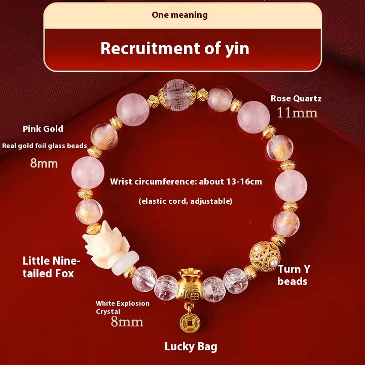 Fragrant Gray Glaze Cinnabar Swallowing Gold Beast Bracelet’ East Asian Traditional Spiritual Jewelry - Image 7